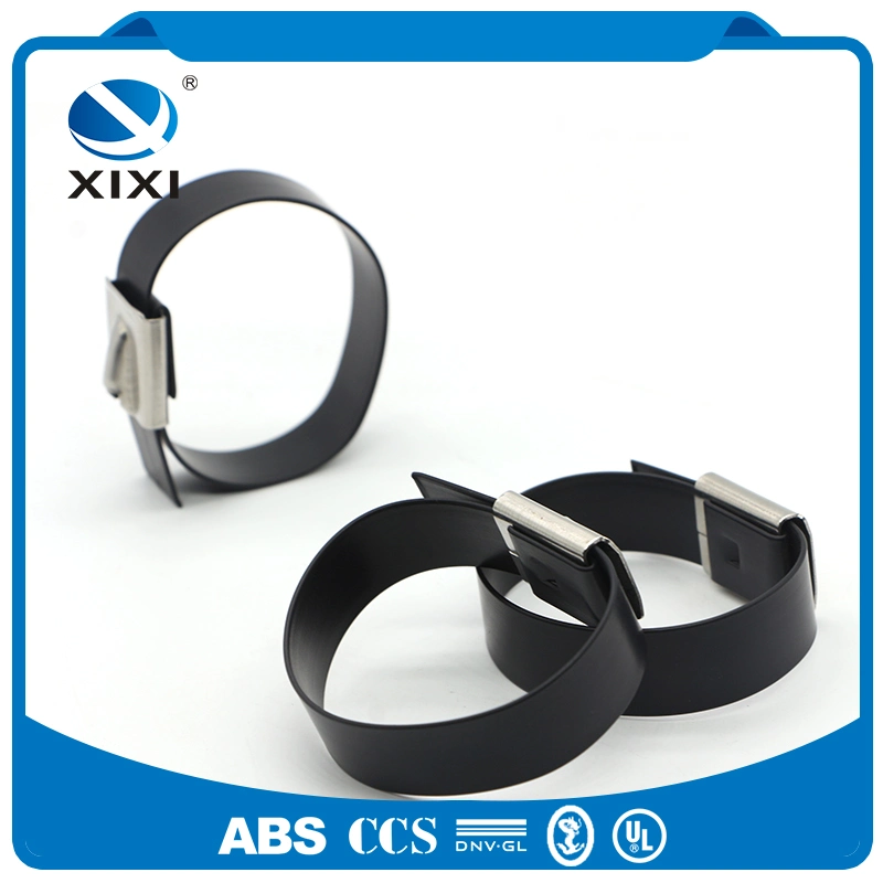 Plastic Coated Heat Resistant Stainless Steel Cable Straps