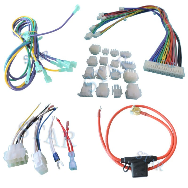 Customized Electric Cable Assembly Motor Wiring Harness Car Auto Engine Wire Harness Terminal Fuel Injector Cable Assembly