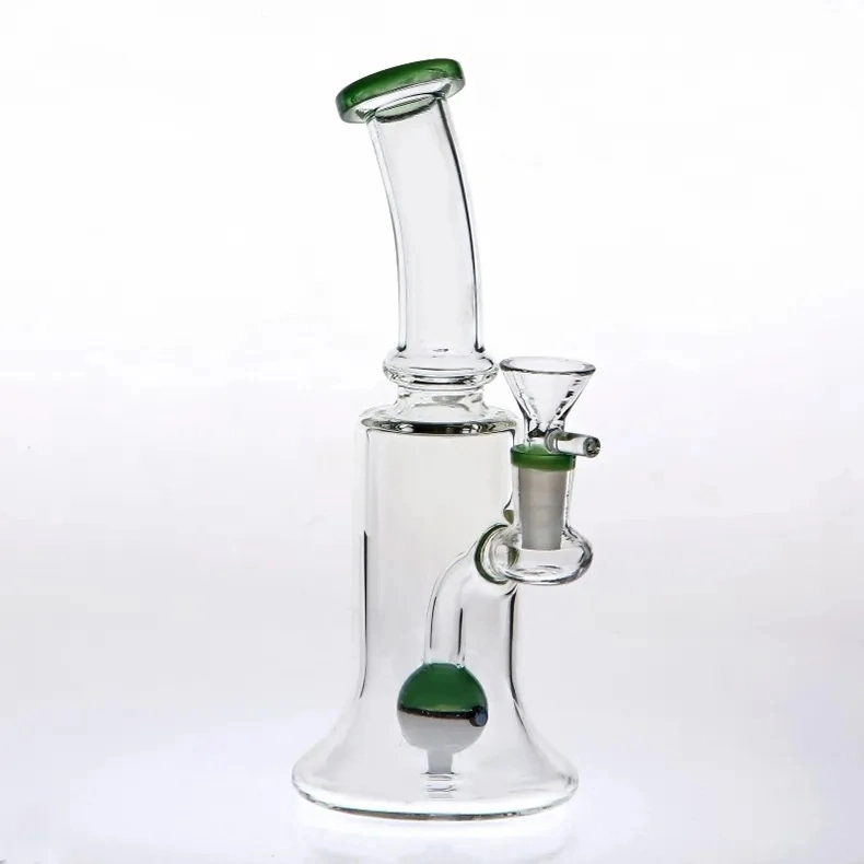 Real Images Glass with Bowl Joint Size 144mm 22cm Tall Hollow Tire Perc Oil Rigs Hookahs Smoking Water Pipes