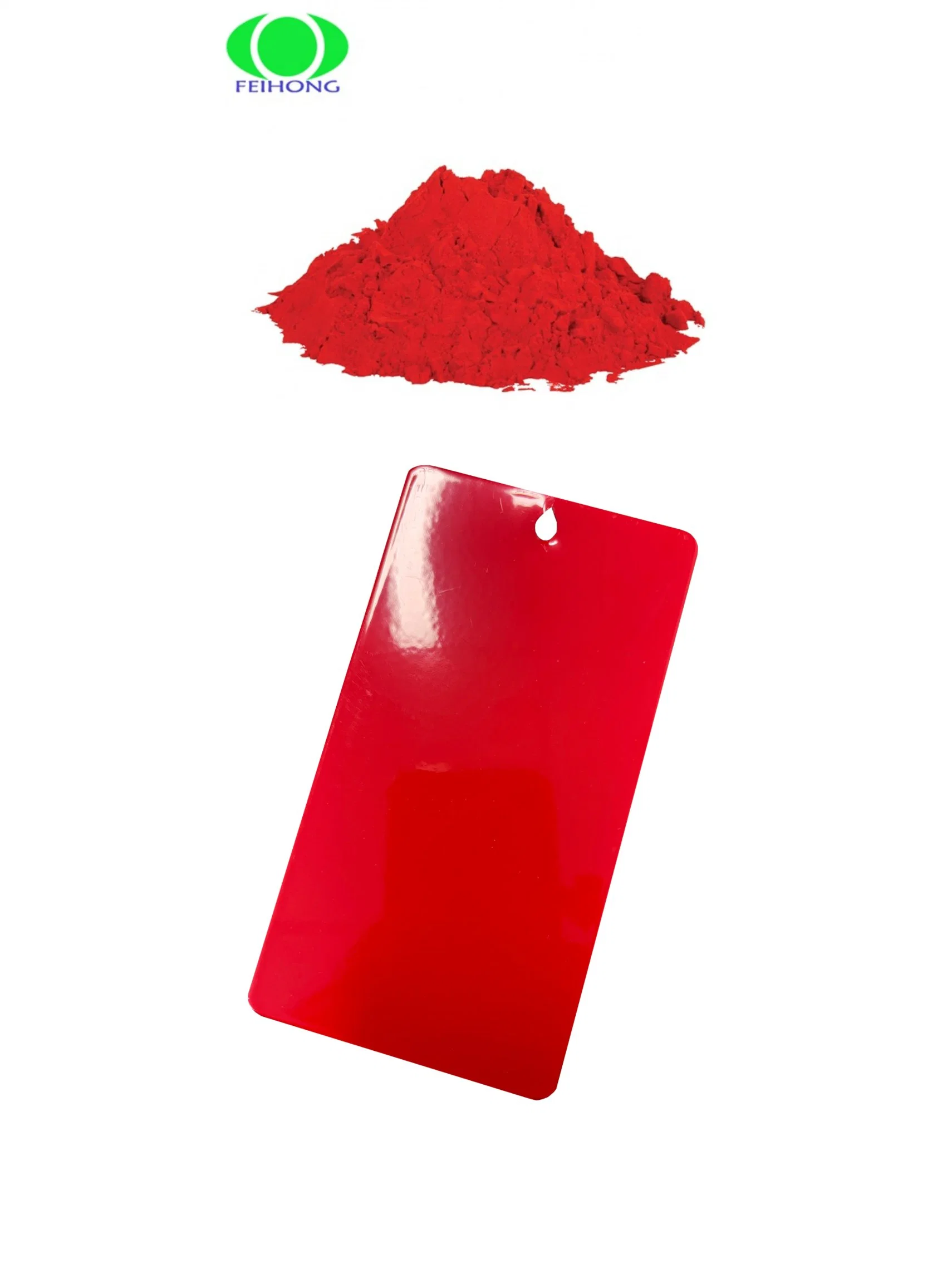 Electrostatic Spray Epoxy Polyester Red Powder Coating Paint