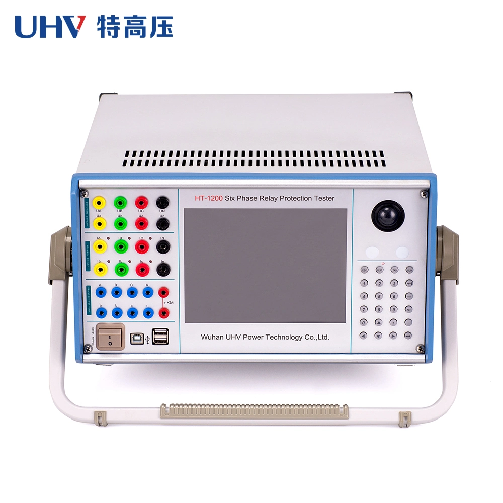 Ht-1200 Relay Test Kit Six Phase Relay Protection Testing Instrument