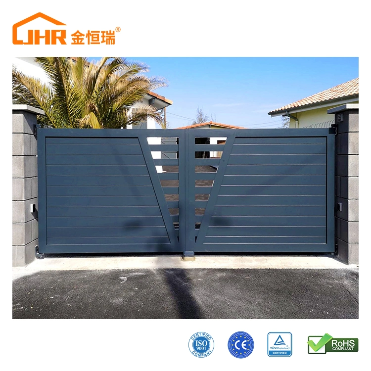 Simple Front Security Sound Insulation Double Metal Door Exterior Aluminum Expert Design Doors for Houses