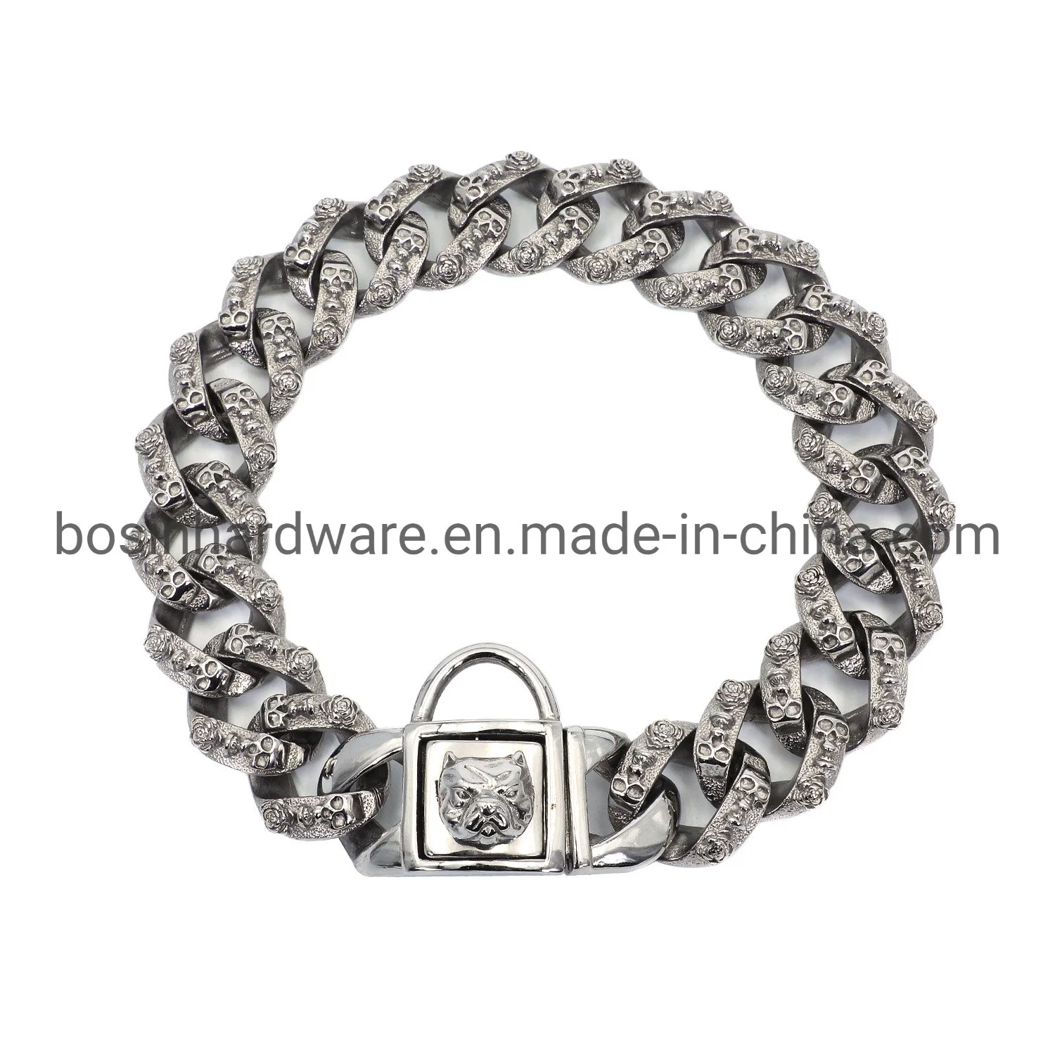 Personalized Stainless Steel Pet Chain Dog Collar