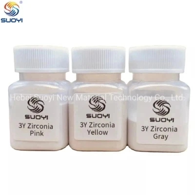 Suoyi Dental Dedicated Mol3 Mol4 Mol5 Zirconium Oxide 3D Print Zirconium Dioxide Powder Zirconia Zro2