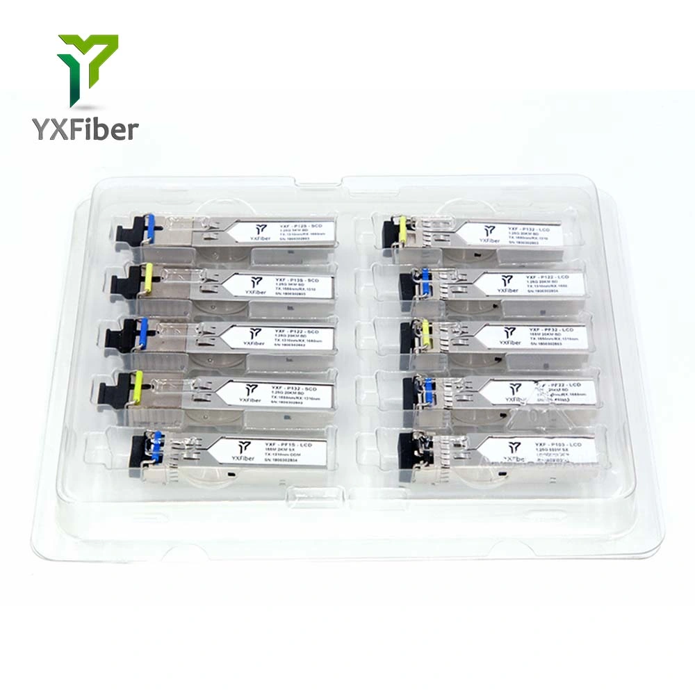 Converter GBIC 1000m SFP Fiber Optic Module SFP Transceiver 1.25g Sc 120km Sc Connector SFP Module