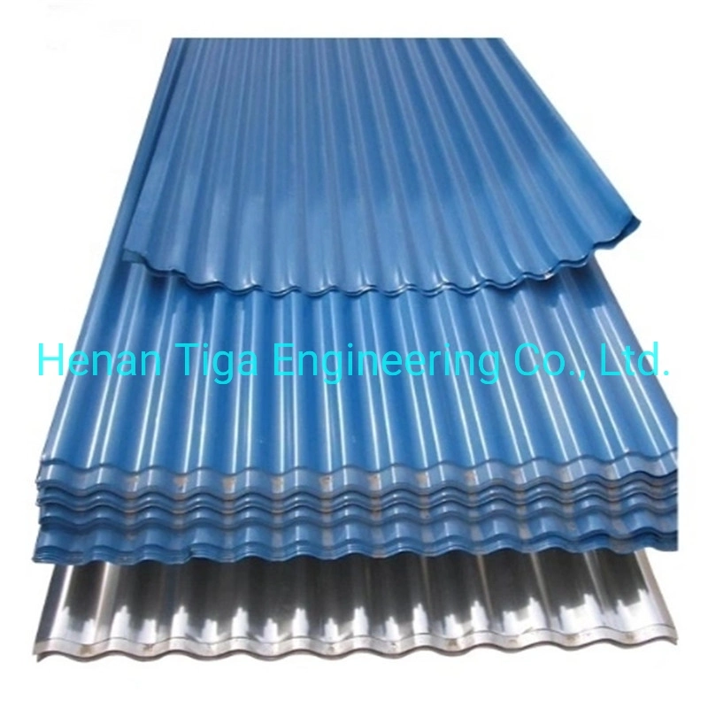 Color Coated Steel Tile Corrugated Roofing Sheets for Roof Construction