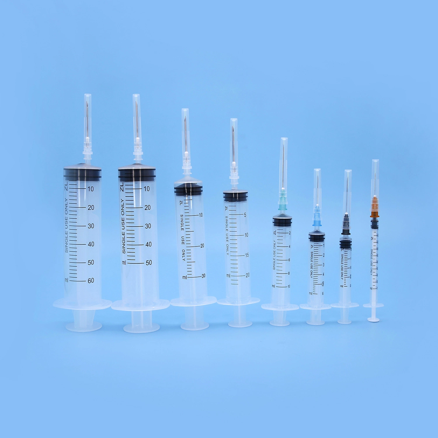 Medical Supplier Disposable 3 Parts Syringe 10cc with Needle