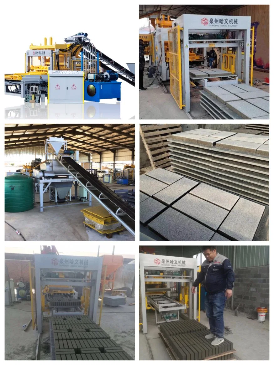 Making Wall Block Machine Cement Brick Equipment Used in Squares, Gardens