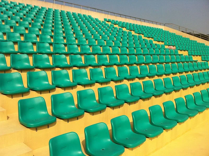 Indoor Outdoor Folding Plastic Audience Stadium Chair Seat