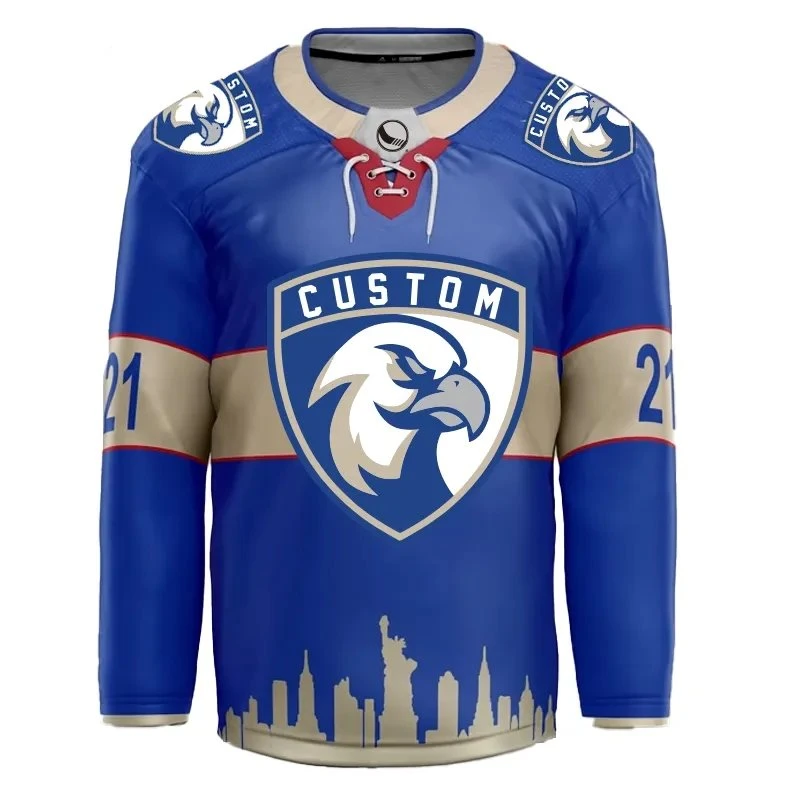 Blank Hockey Jerseys Wholesale/Supplier Ice Hockey Wear Custom Design Sublimation Shirts