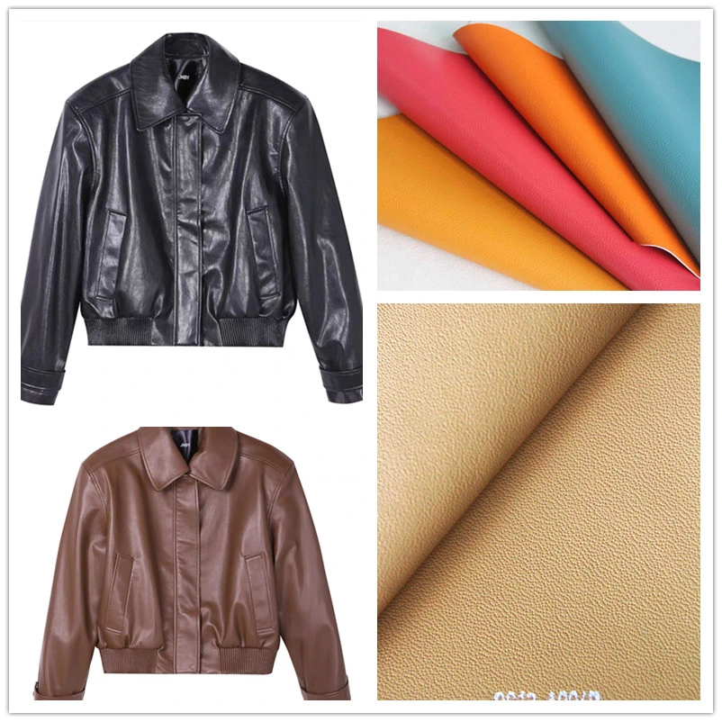 Low MOQ Durable Waterproof Microfiber Jacket Leather