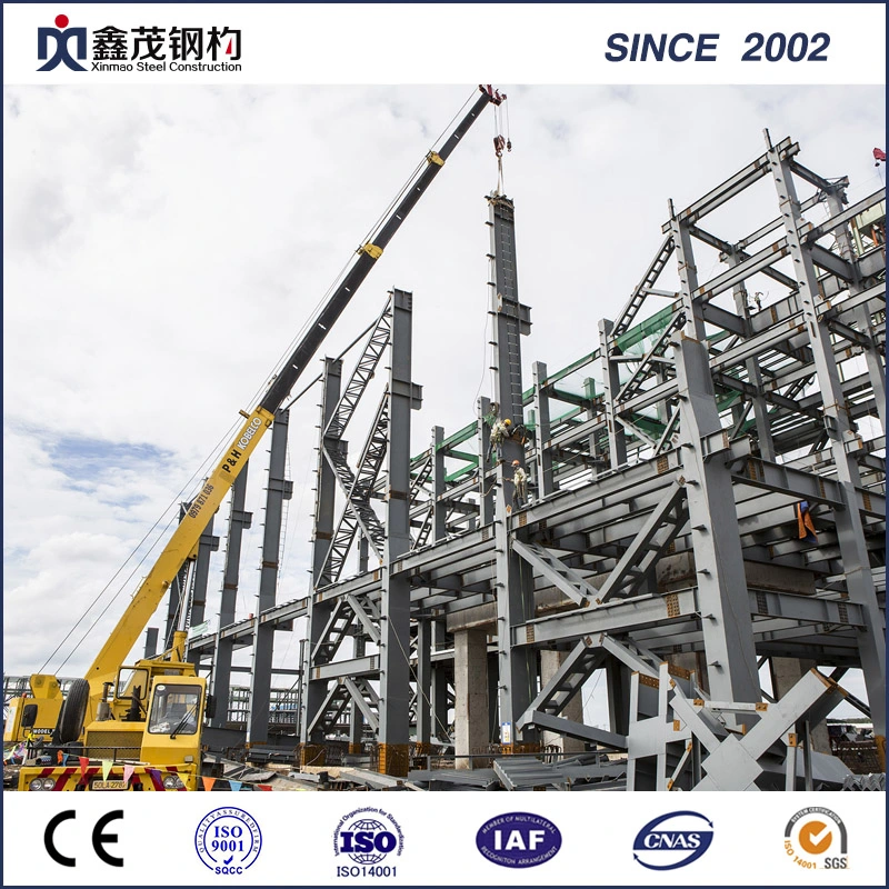 Gable Frame Light Metal Building Prefabricated Industrial Steel Structure Construction