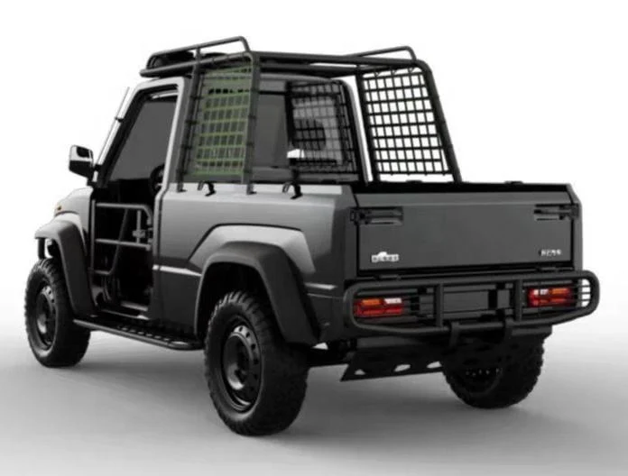 سيارة ذات كابينة مفردة طراز 4WD King الإصدار 10.5kw مقعدان طراز 4X4 Electric شاحنة صغيرة شاحنة نقل