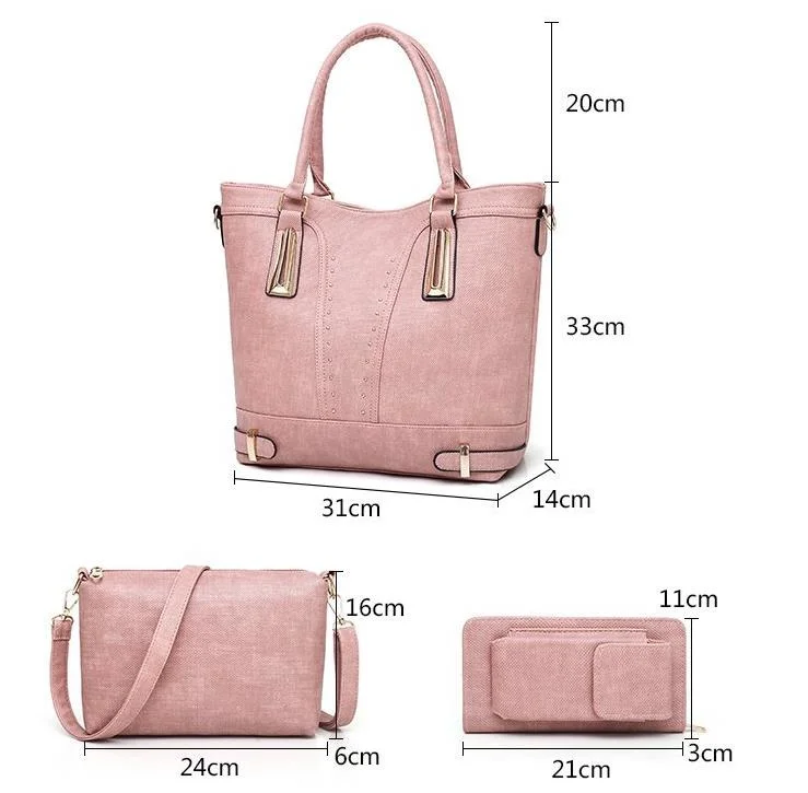 2018 Korean Love Lady Office Set Bag Fashion Hot Sale