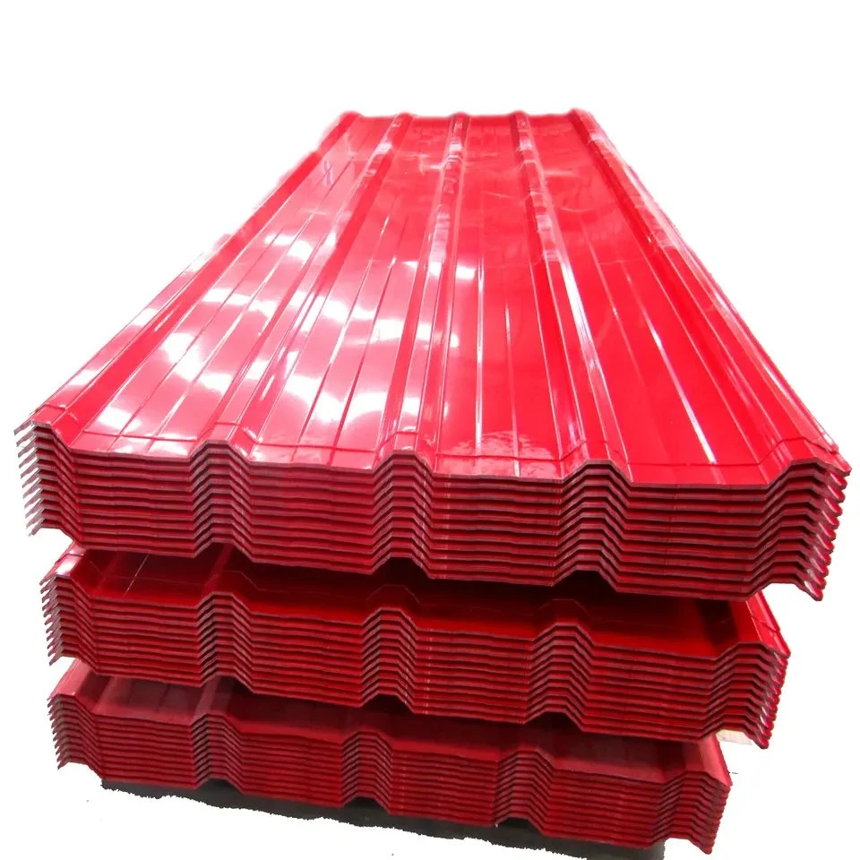 Cold Rolled PPGI PPGL Ppal 304 Stainless Aluminum Ral Color Coated Zinc Coated Galvalume Floor Deck Prepainted Galvanized Corrugated Sheet for Roofing Plate