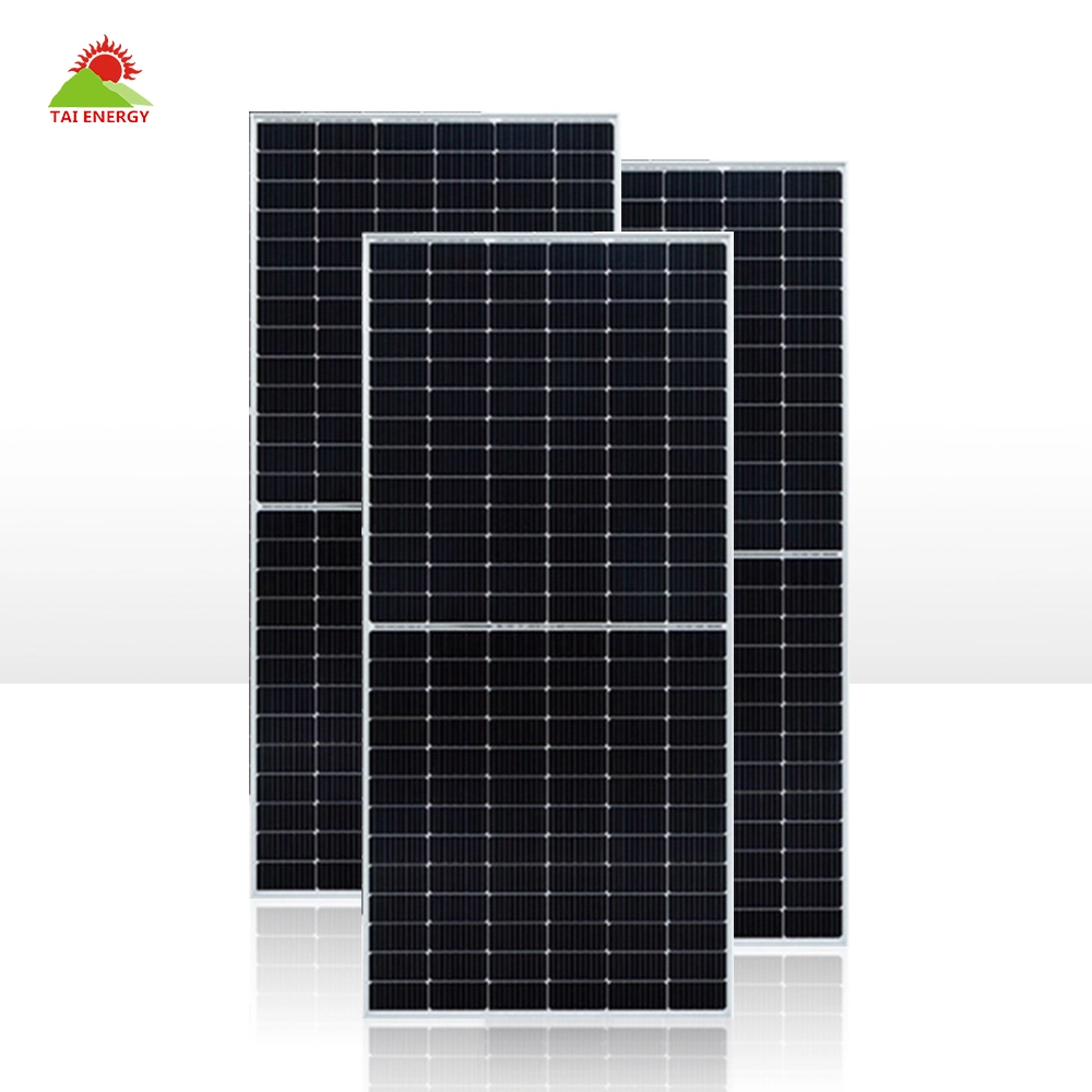 Tai Energy 485W 490W 495W 500W 505W Half-Cut PERC Mono Panel solar para sistema de energía solar