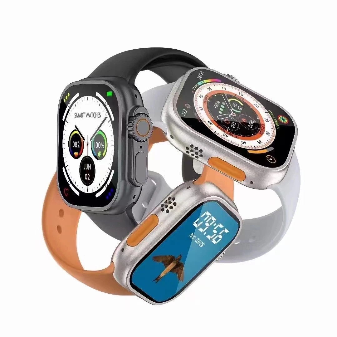 2023 N8 écran tactile Uitra Smart regarder ce qui peut appeler la musique locale pour répondre et passer des appels et de jouer le rythme cardiaque et Moniteur de pression sanguine Smart Watch