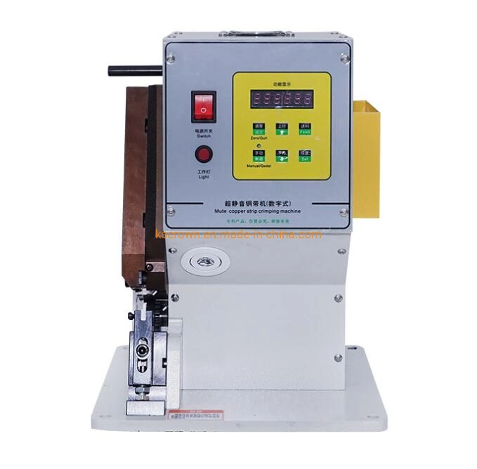 High Efficiency and Less Noise Copper Belt Crimping Machine 2mm Copper Tape Cable Splicing&Copper Joint Machine
