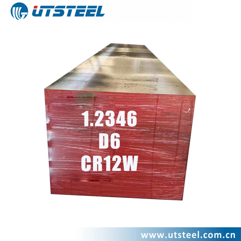 Vendedor superior cr12W D6 superfície brilhante dois lados planos de corte ESR bloco de aço de Aço de trabalho a frio SKD2 CR12W Steel