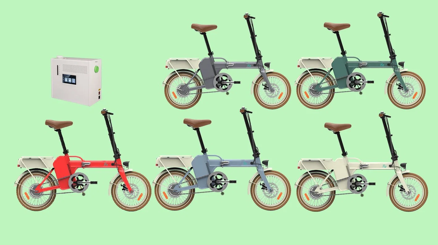 Nueva Scooter hidrógeno celda de combustible hidrógeno impulsado por bicicleta con buena Calidad