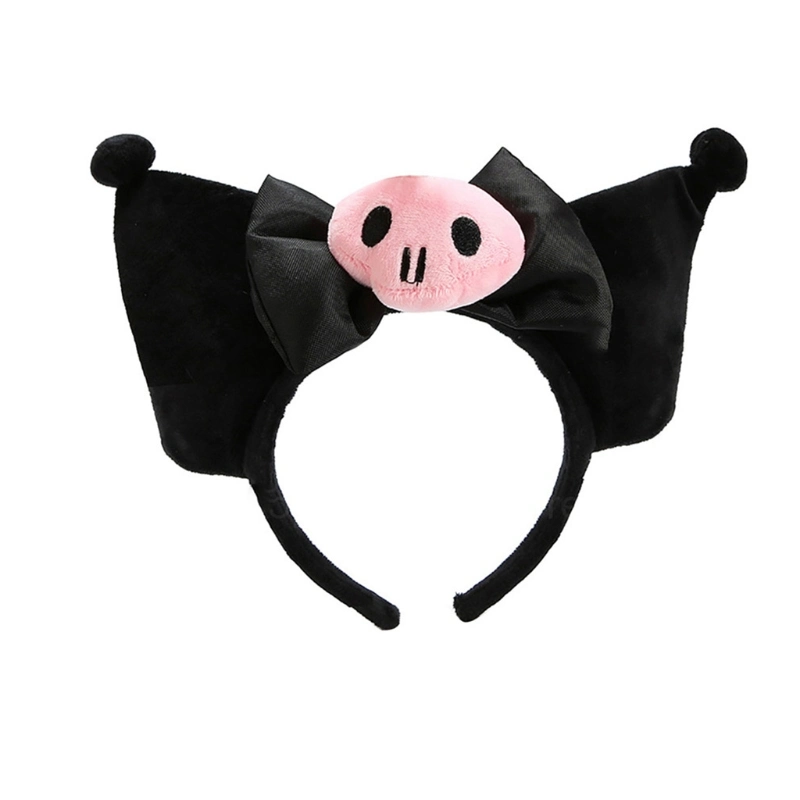 Cartoon Headband Cosplay Headwear for Halloween Party Wear Soft Plush Hair Band Carnival Headpiece Party Supplies