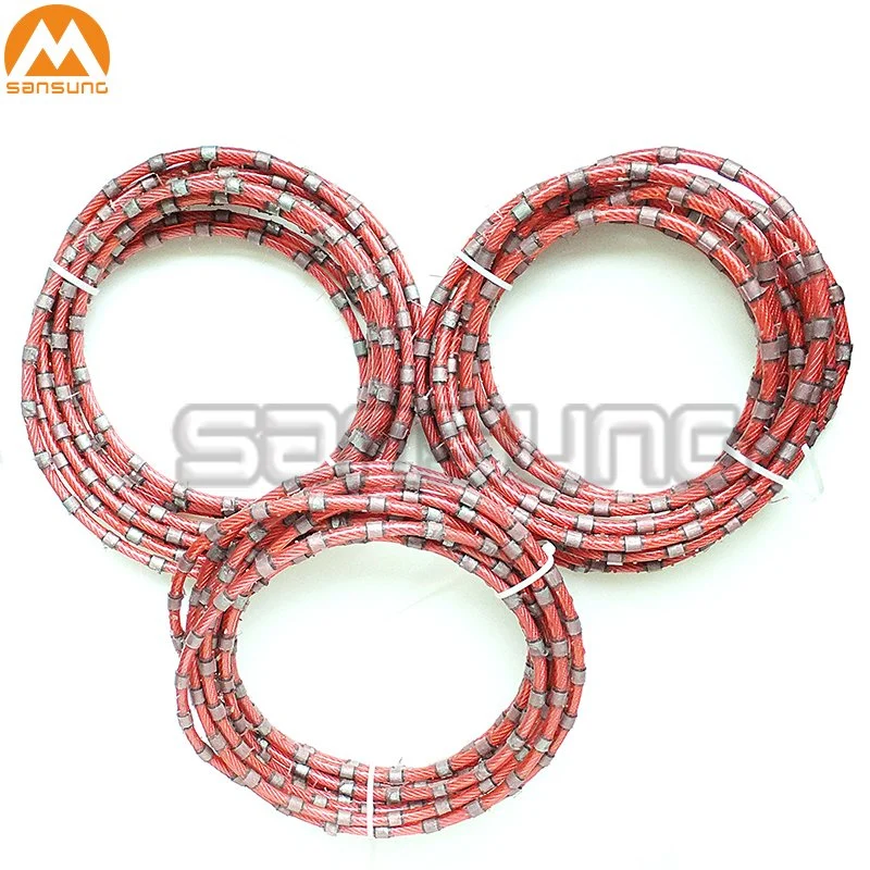 Concrete and Steel Diamond Wire Marble and Granite Diamond Wire for Saw Cutting