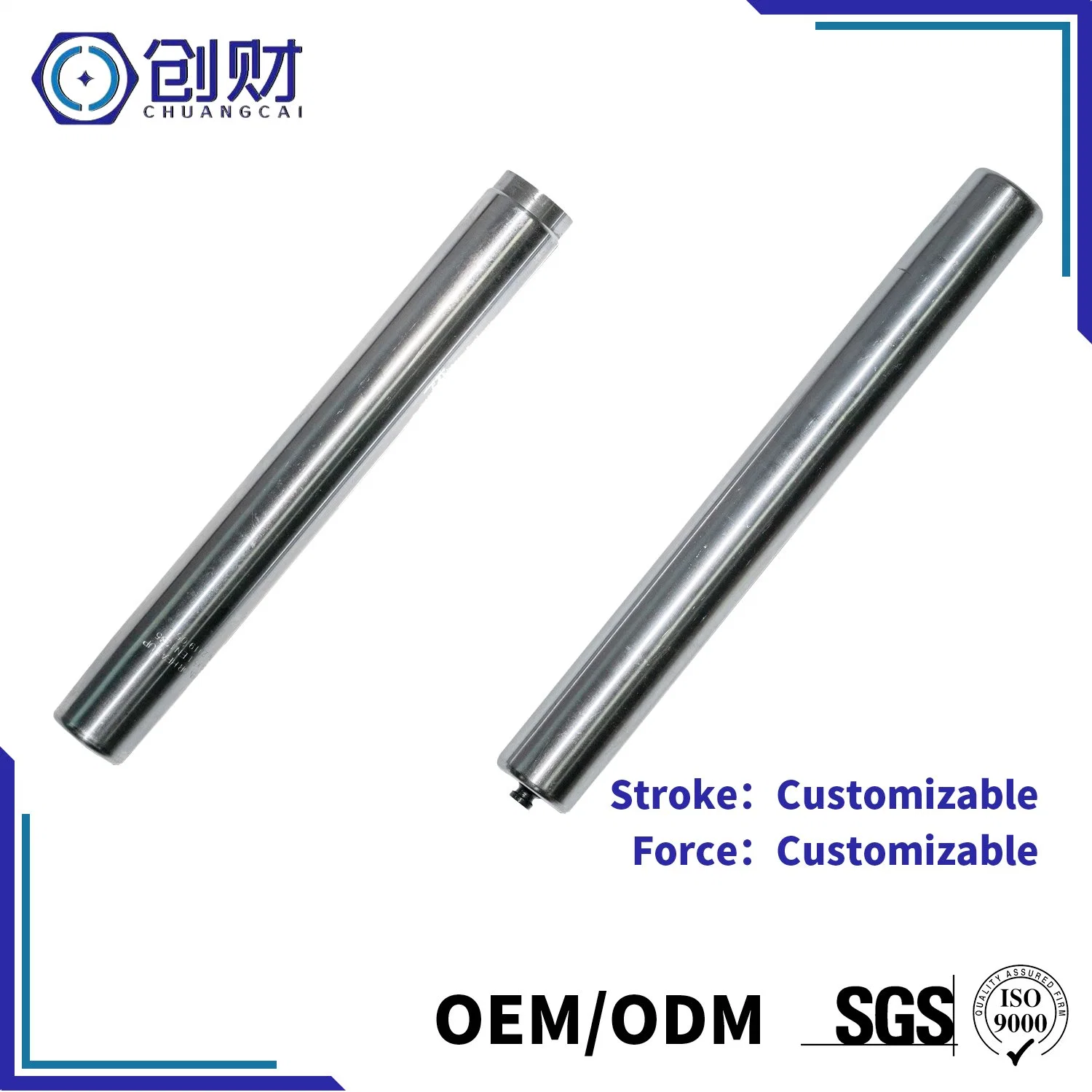 Controllable Precision Heavy Load Nitrogen Gas Spring for Cabinet