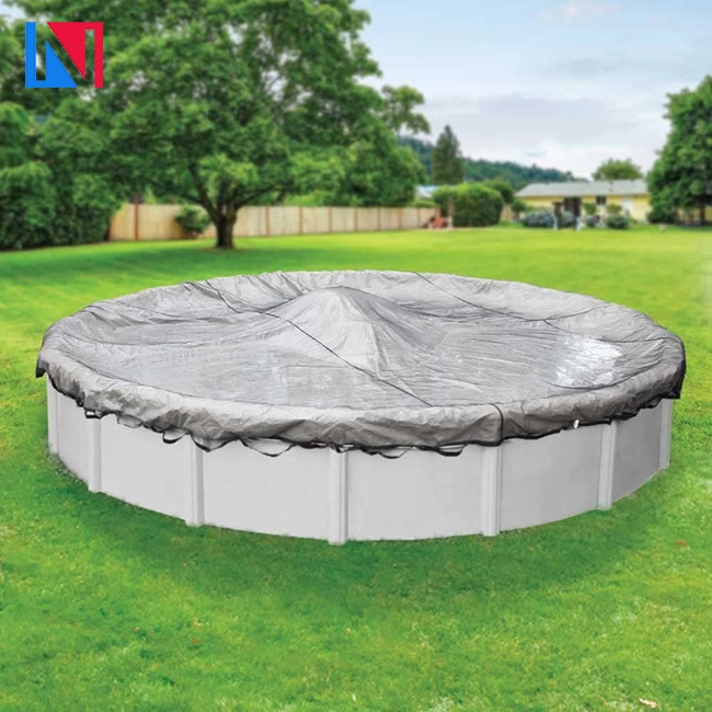 Swimming Above Ground Pool Cover Safety Waterproof Net Material