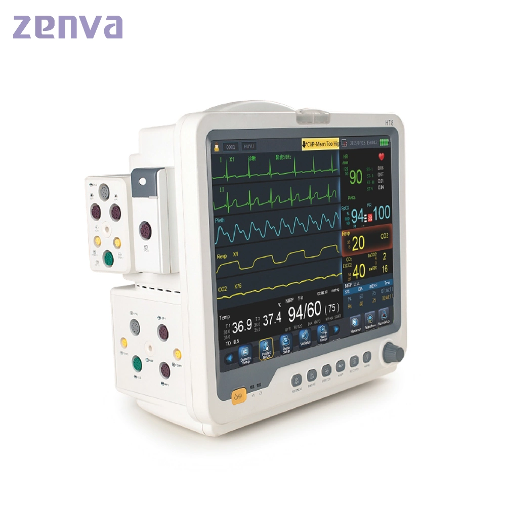 China Hospital 12.1 Inch Multi-Parameter Portable Patient Monitor