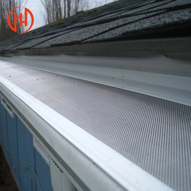 Gutter Guard Gutter de aluminio 5 pulgadas 30 malla 17