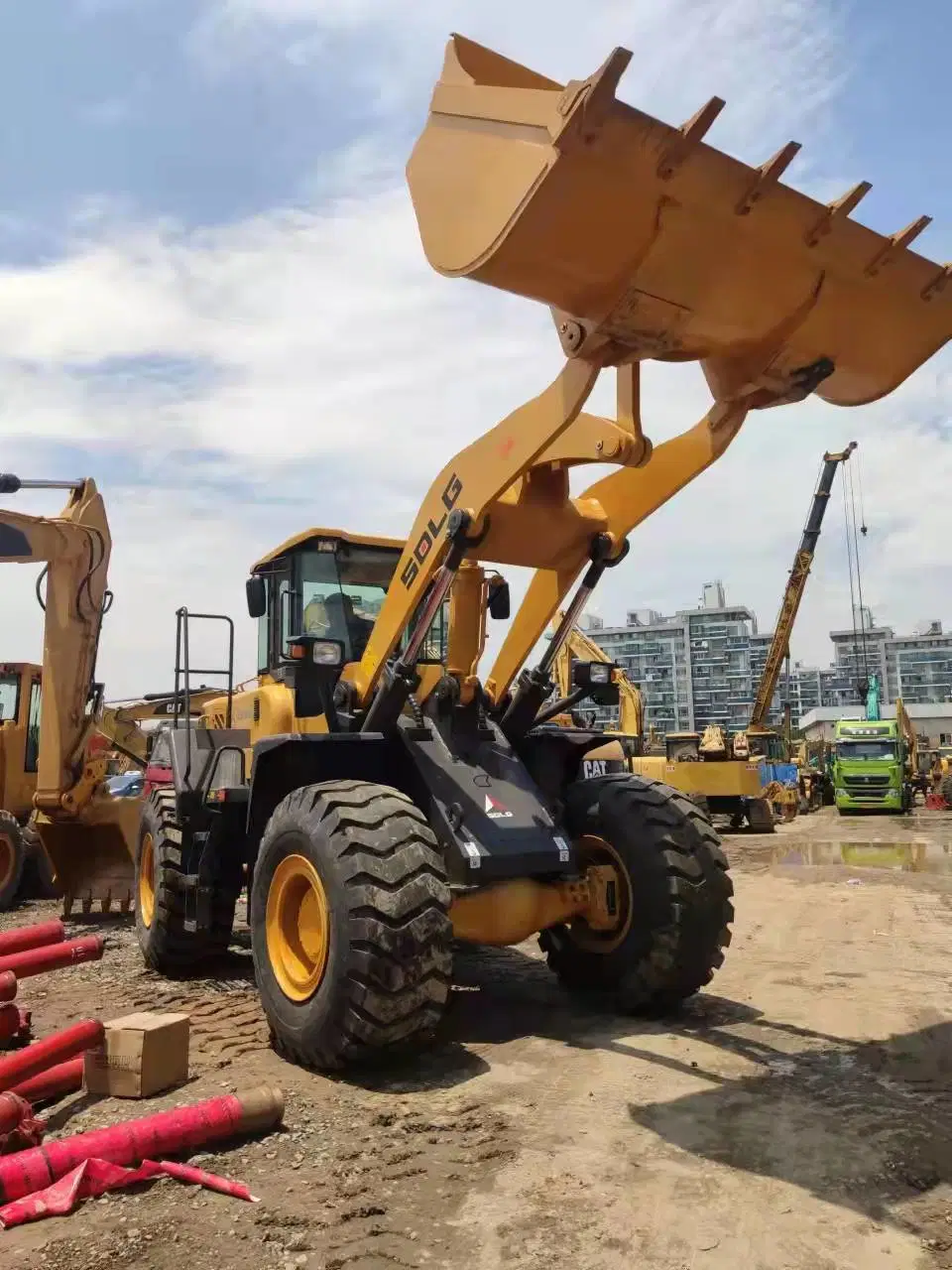 Utilisé à la construction de 5 Tonnes 956 chargeuse à roues