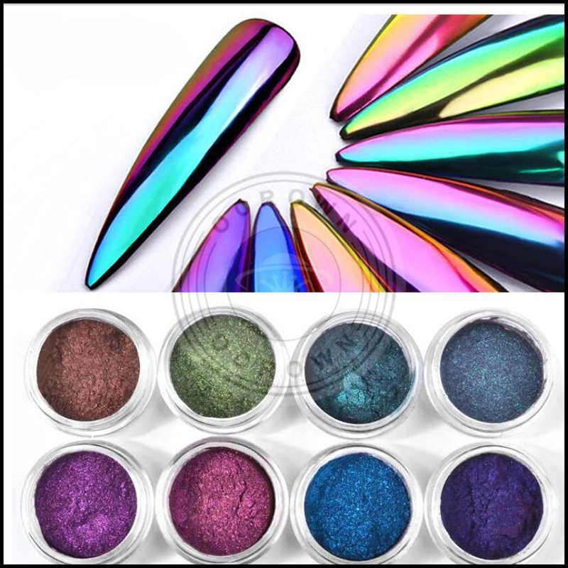 Shining Gorgeous Neon Chrome Mirror Glitter Dust Manicure Pigment Powder