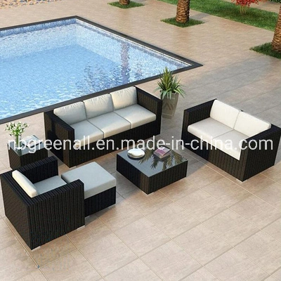 3 Sitz Neue Outdoor Rattan Sofa Set Patio Gartenmöbel Setzen