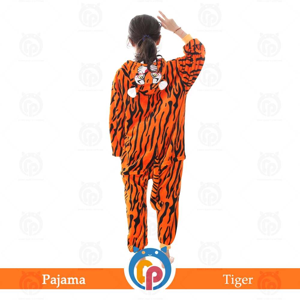 Nuevo diseño animal tigre franela Cosplay dormir