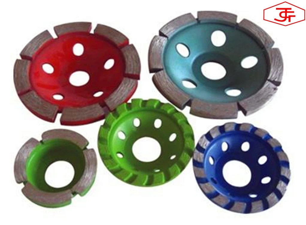 Double Row Diamond Grinding Cup Wheel Cutting Marble