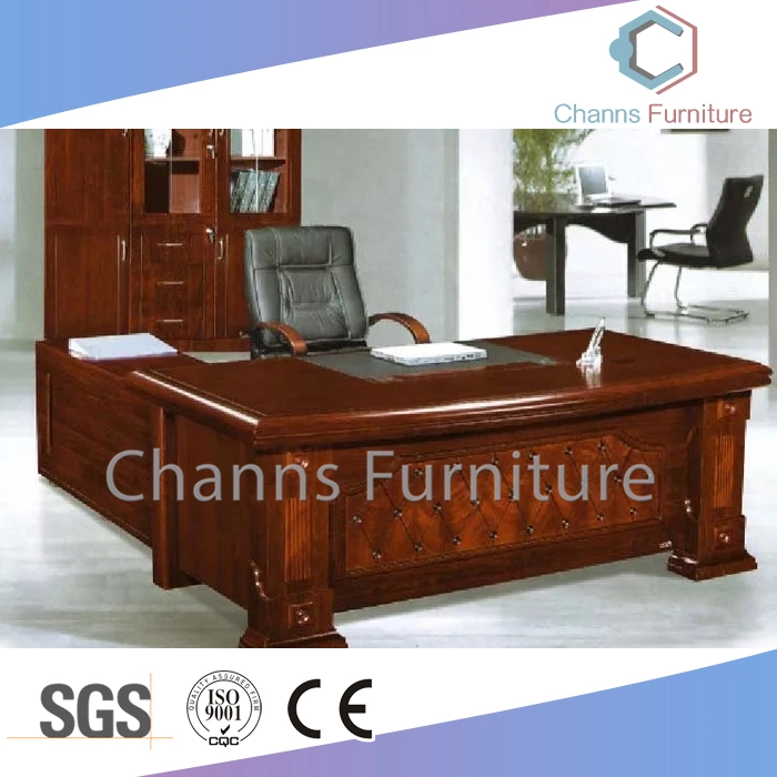 Hot Sale Straight Shape Office Table Paper Veneer Manager Desk (CAS-SW1704)