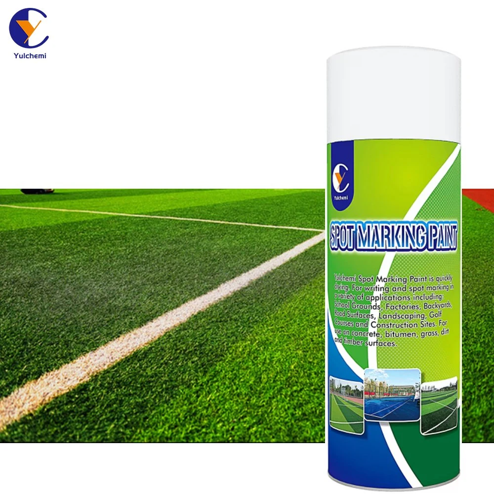 Spray de tinta para marcação de ponta invertida branco para campo atlético