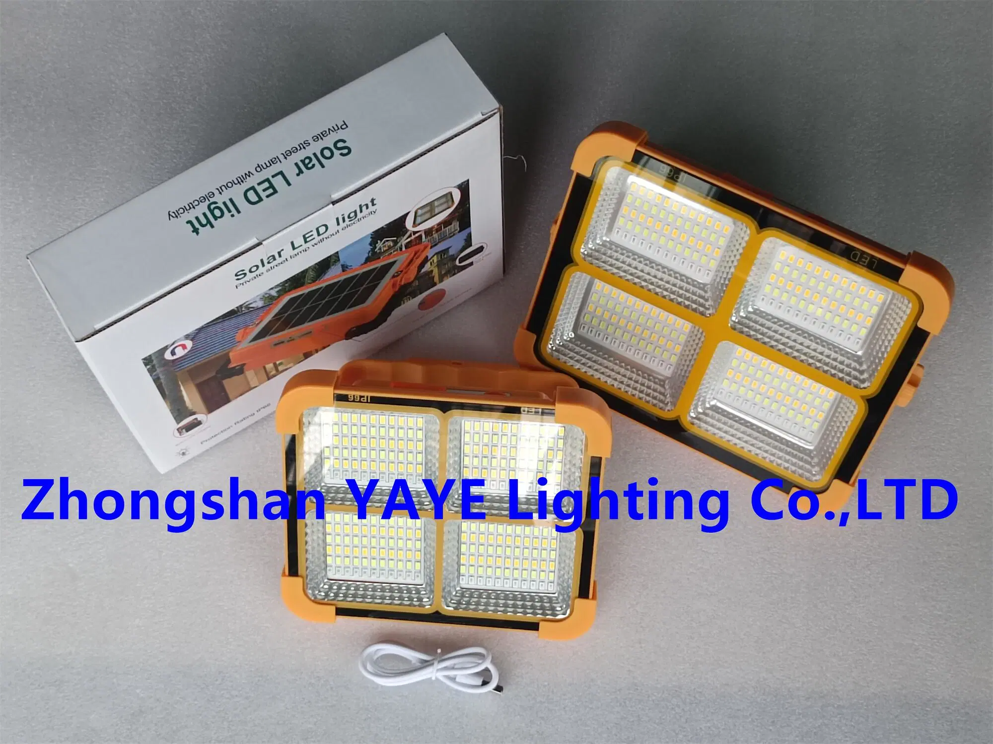 Yaye Hot Selling Factory Price CE Portable Mini 200W Lithium Battery Solar LED Camping Light with 3 Years Warranty/ 1000PCS Stock/Best Supplier