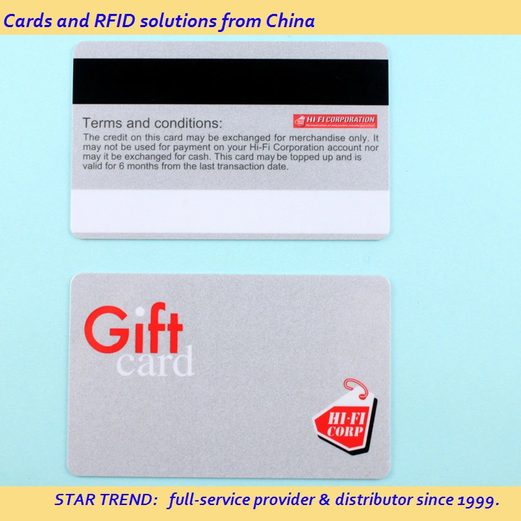 Preprinted Plastic Card Factory Price VIP Signature Card/Membership Card with Barcode PVC Material