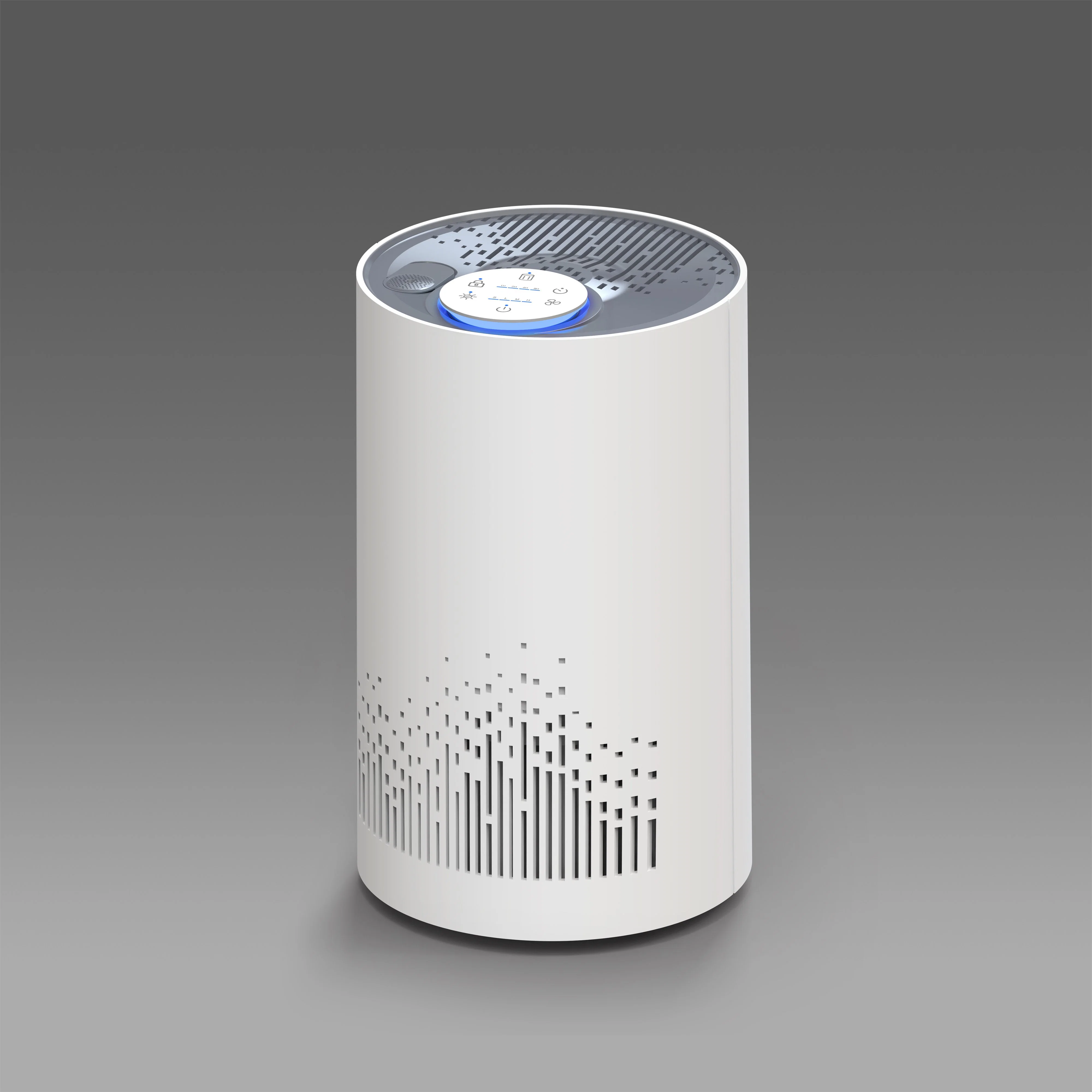 Pre Filter, True HEPA Activated Carbon UVC Car Air Purifier