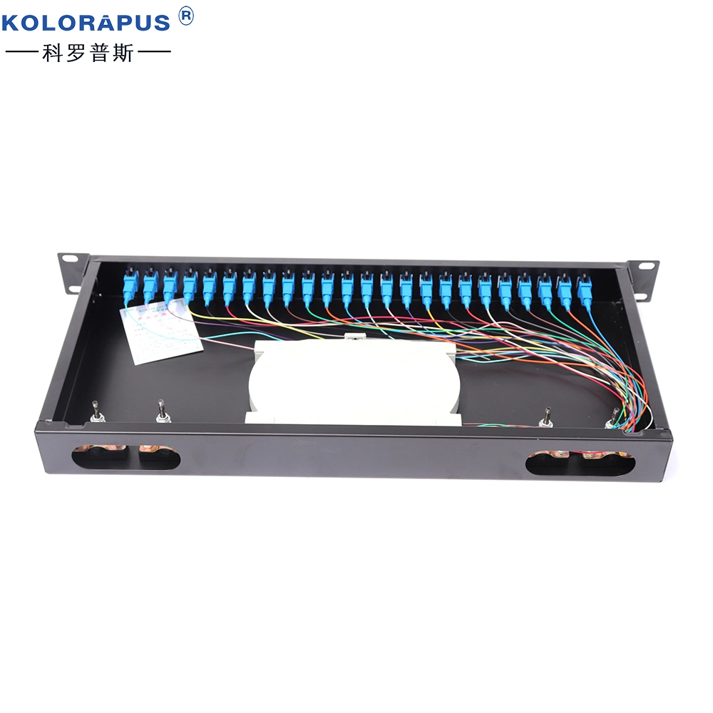 Kolorapus 1u-24 Rack Optical Fiber Distribution Frame (terminal box) Sc Type