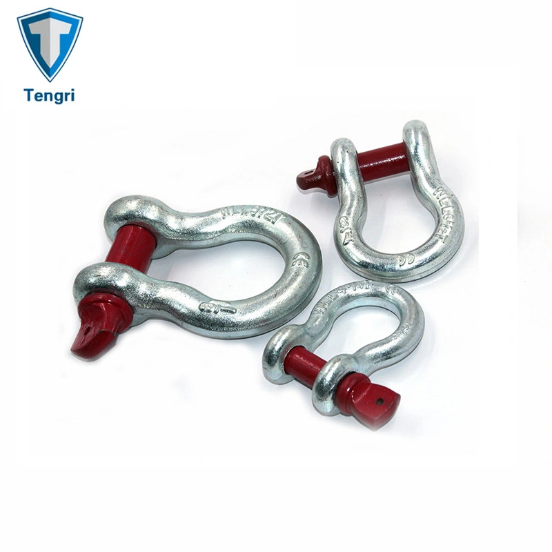 Heavy Duty Us Type 4.75 Ton Tow Titanium D Ring Buckle Shackle G209 with Screw Pin