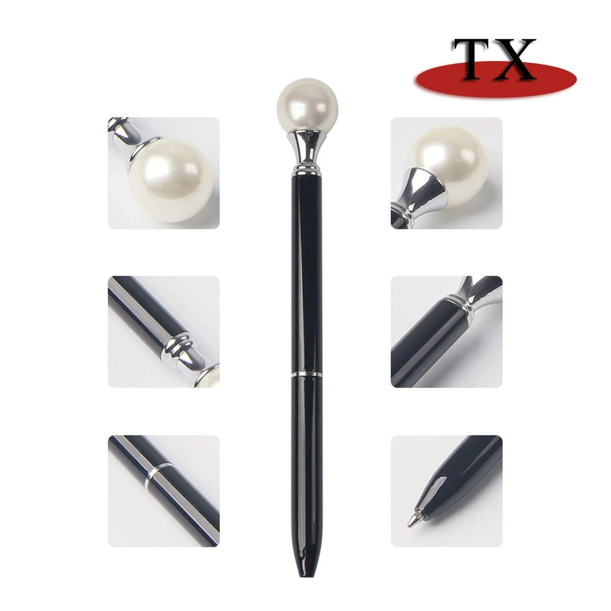 High quality/High cost performance  Stationery Creative Metal Crystal Ball Pen Advertising Pen Customized Logo