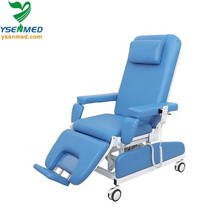 Yshb0938 Medical Luxury Electric y Maunal Blood Hemoodialysis Chair
