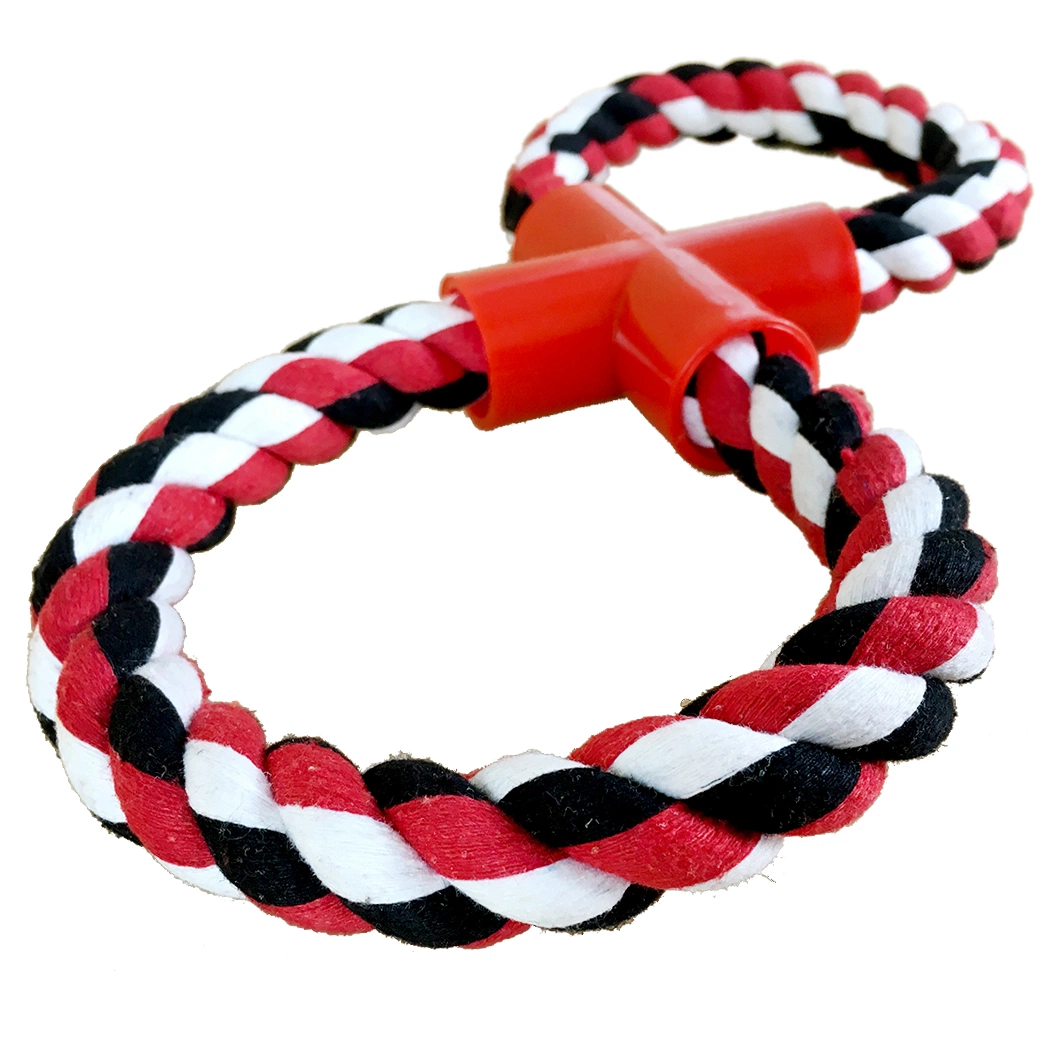 New 8-Shaped Rope Tug Toy Dog Chew Toys Pet Accessories