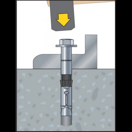 Heavy Duty Expansion Sleeve Anchor Bolt Fix Anchor Bolt with Conical Nut