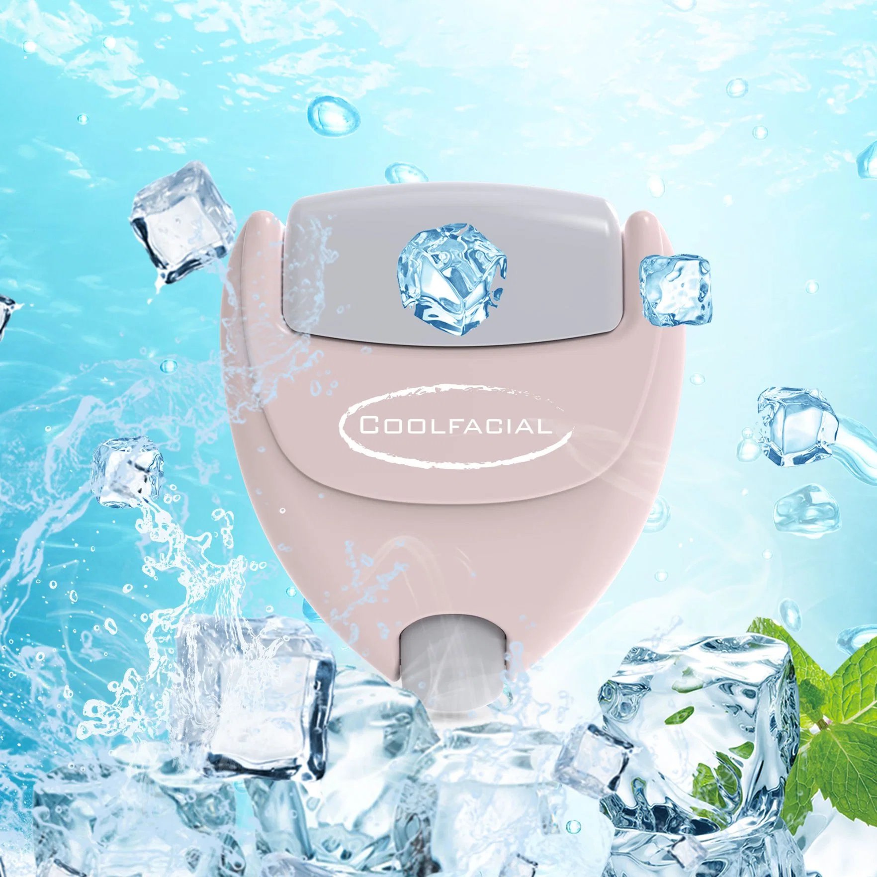 Coolfacial Masajeador facial 3D de refrigeración de hielo Roller