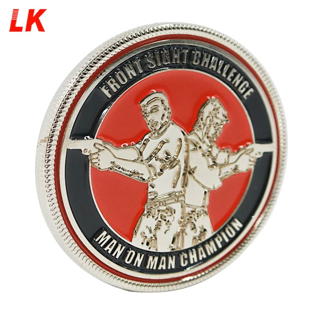 High quality/High cost performance Custom Soft Enamel Engraved Logo Gold Plating Taekwondo Coin