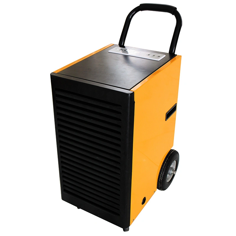 90L/dia comercial do visor digital portátil de Metal Dehumidifer equipamento com rodas e pega