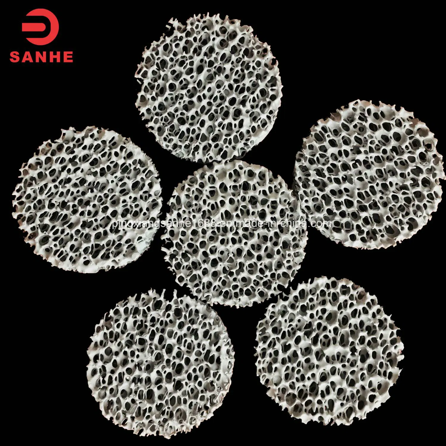 Silicon Carbide Foam Ceramic Filter for Copper, Iron Casting Filtration